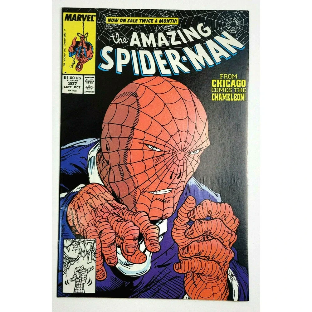 AMAZING SPIDER-MAN #‎ 307 - (1988) -  MCFARLANE COVER CHAMELEON APPEARANCE